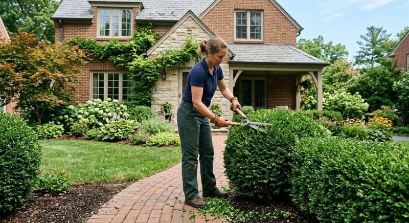 Boxwood Trimming in Rockwall, TX