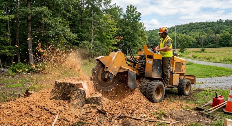 Commercial Stump Grinding in Pottstown, PA