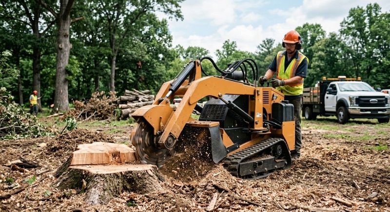 Commercial Stump Grinding in Allentown, PA