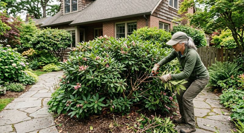 Rhododendron Pruning in Aiken, SC
