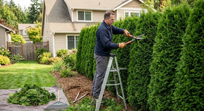 Azalea Pruning in Rockwall, TX
