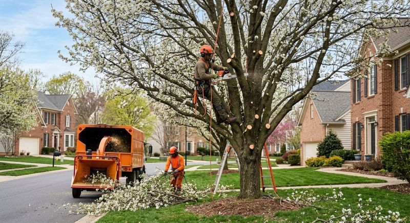 Bradford Pear Tree Pruning in Doylestown, PA