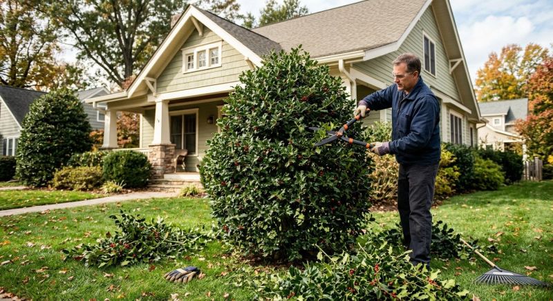 Holly Bushes Trimming in Ventura County, CA