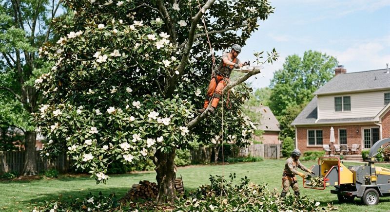 Magnolia Tree Pruning in Allentown, PA