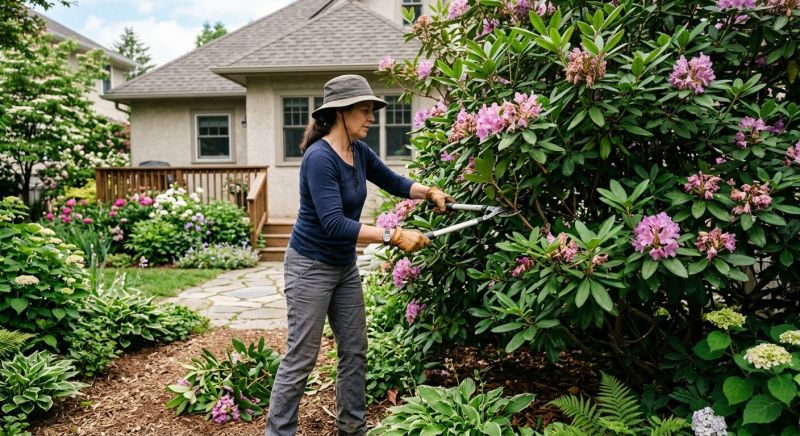 Rhododendron Pruning in Aiken, SC