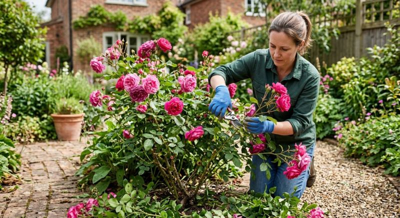 Rose Bush Pruning in Aiken, SC